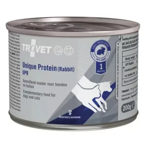 Trovet Unique Protein Rabbit (UPR) Cat/Dog 200 g