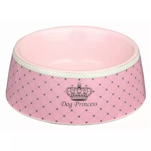 Trixie Dog Princess kerámia tál 0,18l/12cm pink