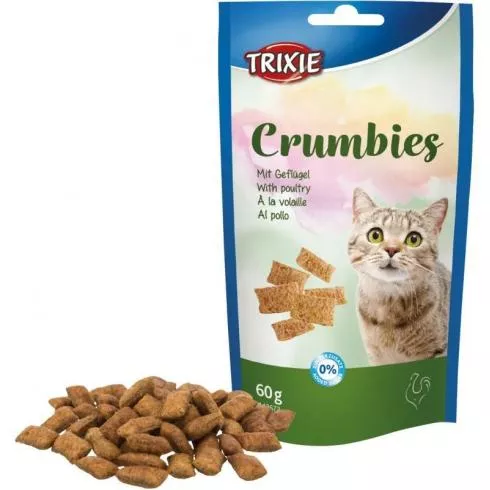 Trixie Jutalomfalat Macskának Crumbies Baromfival és Taurinnal 60g