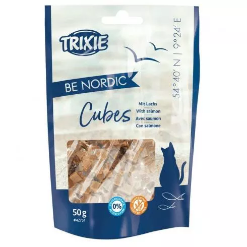 Trixie Jutalomfalat Be Nordic Lazac Kockák, 50g