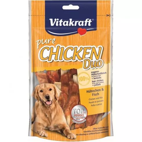 Vitakraft Chicken Duo Kutya Jutalomfalat Csirke & Hal 80g