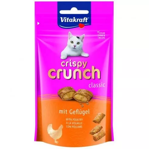 Vitakraft Crispy Crunch Macska Jutalomfalat Szárnyas Hússal 60g