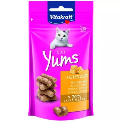 Vitakraft Cat Yums Jutalomfalat Puha Sajttal 40g