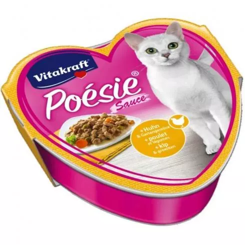 Vitakraft Poésie Macska Alutál Csirke & Kertizöldség 85g