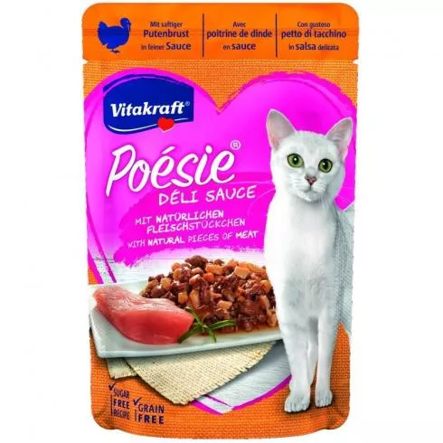 Vitakraft Poésie Delice Macska Alutasak Pulyka 85g