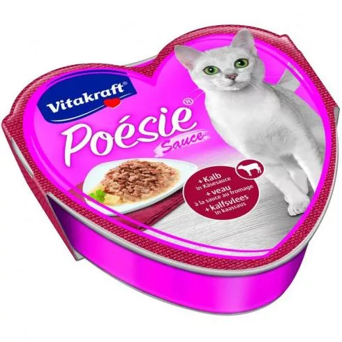 Vitakraft Poésie Macska Alutál Borjú Sajtszószban 85g