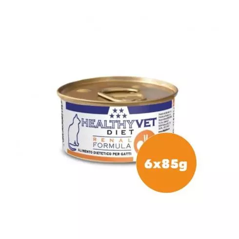 Healthy Vet Diet Cat Renal - vese támogatására felnőtt macskáknak 6x85g