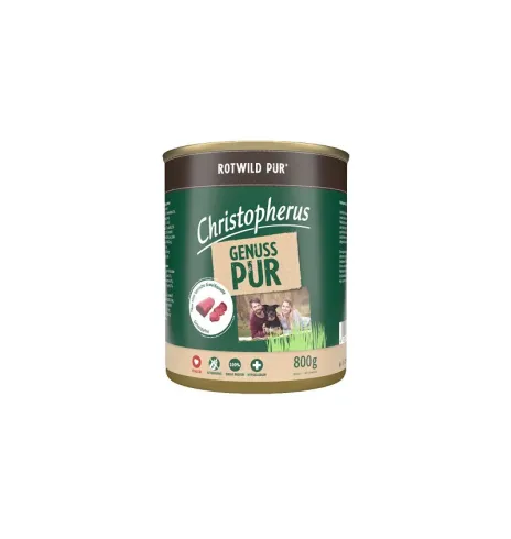 Christopherus Dog konzerv pure gímszarvas 800g