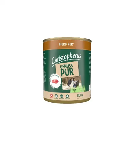 Christopherus Dog konzerv pure ló 800g