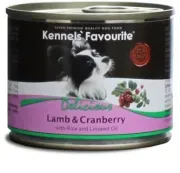 Kennels Favorite Lamb & Cranberries / Bárány és Áfonya nedves kutyatáp 200g