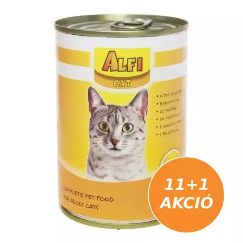 Alfi Cat Konzerv Szárnyas 12x415g