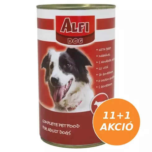 Alfi Dog Konzerv Marha 12x1240g