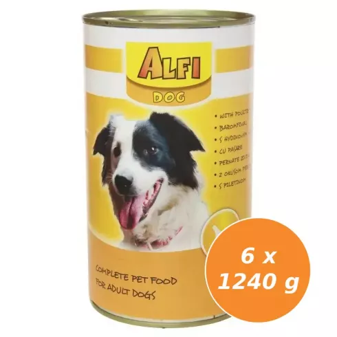 Alfi Dog Konzerv Szárnyas 6x1240g