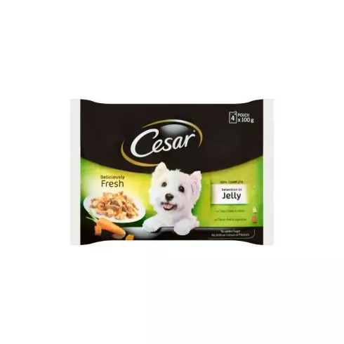 Cesar alutasak 4 pack válogatás aszpikban Multipack