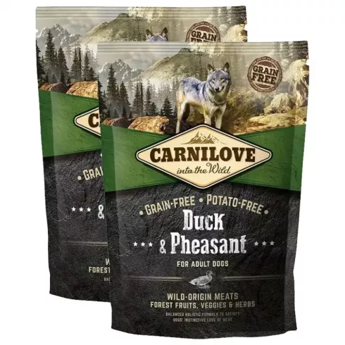 Carnilove Dog Adult Duck & Pheasant - Kacsa & Fácán 2x1,5kg