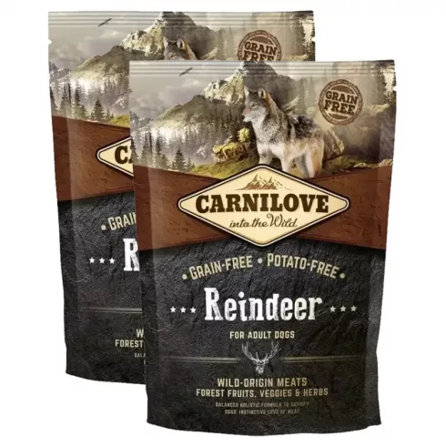 Carnilove Dog Adult Reindeer - Rénszarvas 2x1,5kg