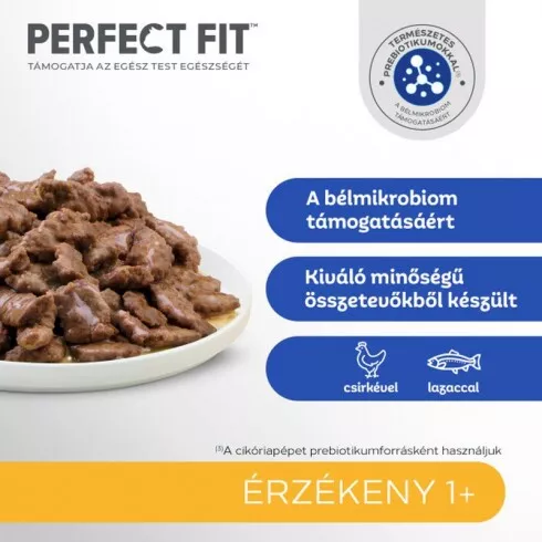 Perfect Fit alutasak sensitive csirke & lazac 4x85gr Multipack