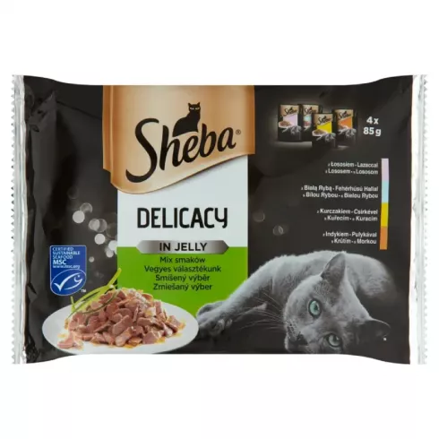 SHEBA alutasak 4-pack Natures Junior 4*85g Multipack