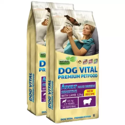 Dog Vital Adult Sensitive Maxi Breeds Lamb 2x12kg