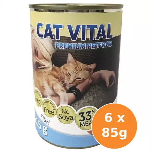 Cat Vital konzerv hal 6x415g