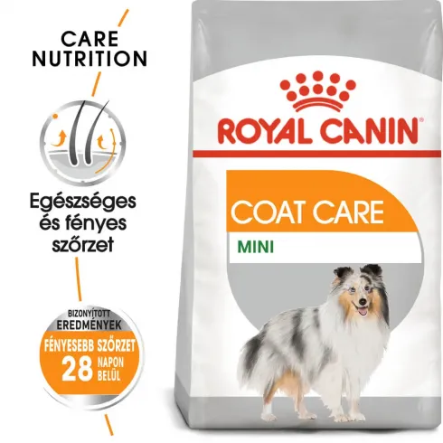 Royal Canin Mini Coat Care 1kg- száraz táp felnőtt kutyáknak az egészségesebb szőrért és bőrért