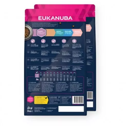 Eukanuba Puppy Medium 2x3kg