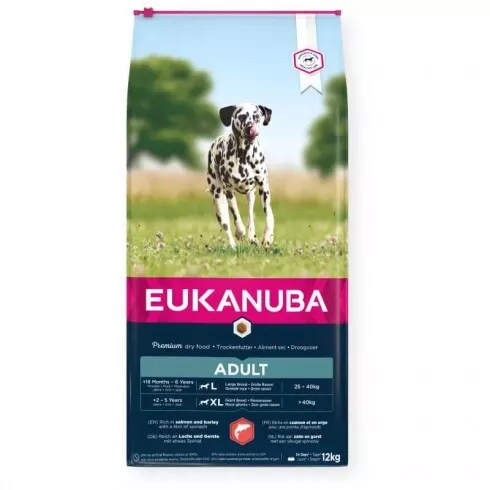 Eukanuba Adult Large Salmon & Barley kutyatáp 12kg