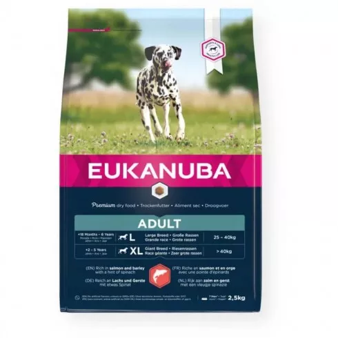 Eukanuba Adult Large Salmon & Barley kutyatáp 2,5kg