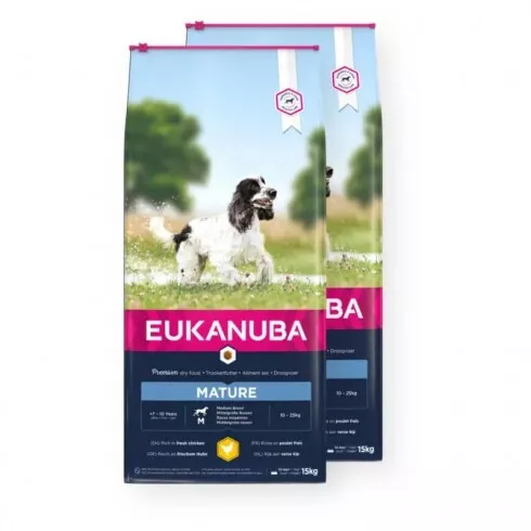 Eukanuba Mature Medium 2x15kg