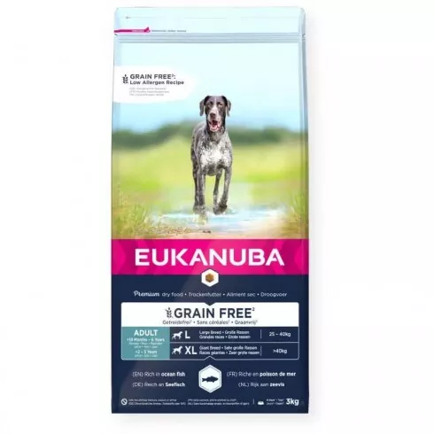 Eukanuba Adult Grain Free Large Ocean Fisch 3kg