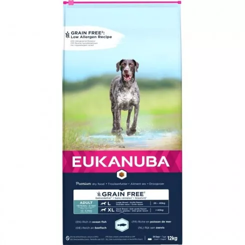 Eukanuba Adult Grain Free Large Ocean Fisch 12kg