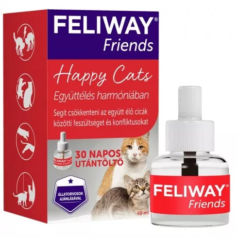 Feliway Friends Utántöltő folyadék párologtatóhoz 48 ml