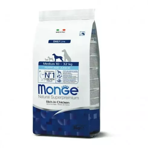 Monge Dog Daily Line Medium Puppy, Junior 3kg