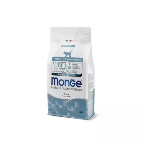 Monge Cat Speciality Line Monoprotein Kitten - pisztráng 10kg