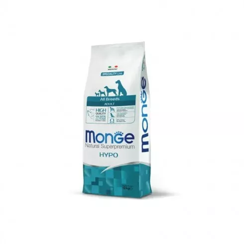 Monge Dog Speciality Line Monoprotein Adult Hypo - lazac, tonhal 12kg