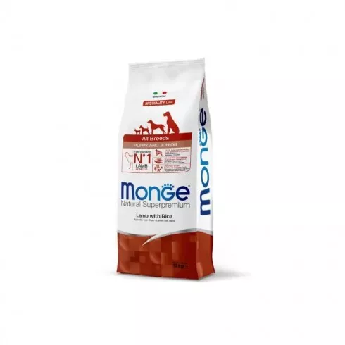 Monge Dog Speciality Line Monoprotein Puppy - bárány, rizs 12kg