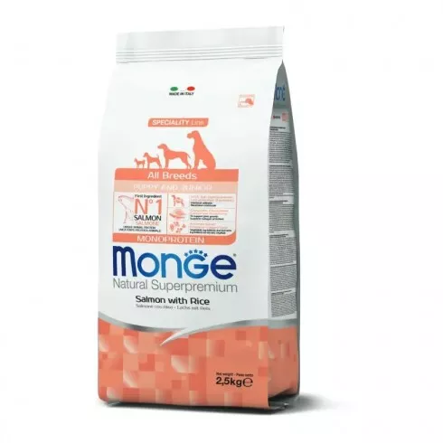 Monge Dog Speciality Line Monoprotein Puppy - lazac, rizs 2,5kg