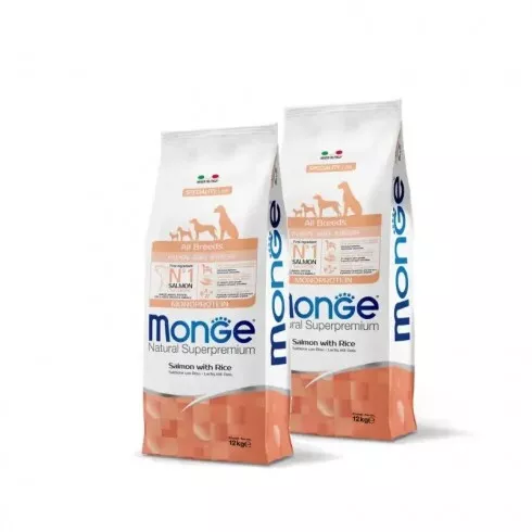 Monge Dog Speciality Line Monoprotein Puppy - lazac, rizs 2x12kg