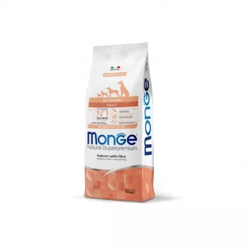 Monge Dog Speciality Line Monoprotein Adult - lazac, rizs 12kg