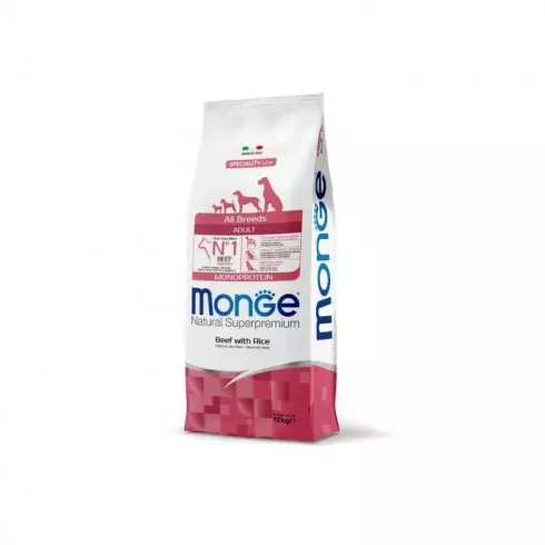 Monge Dog Speciality Line Monoprotein Adult - marha, rizs 12kg