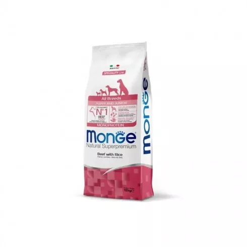 Monge Dog Speciality Line Monoprotein Puppy - marha, rizs 12kg