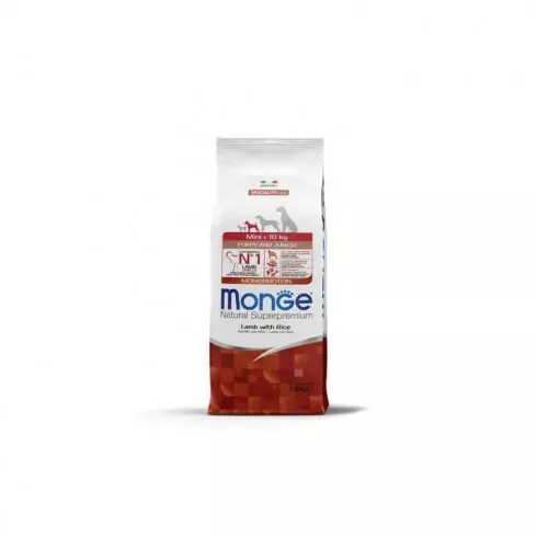 Monge Dog Speciality Line Monoprotein Adult Mini - lazac, rizs 7,5kg