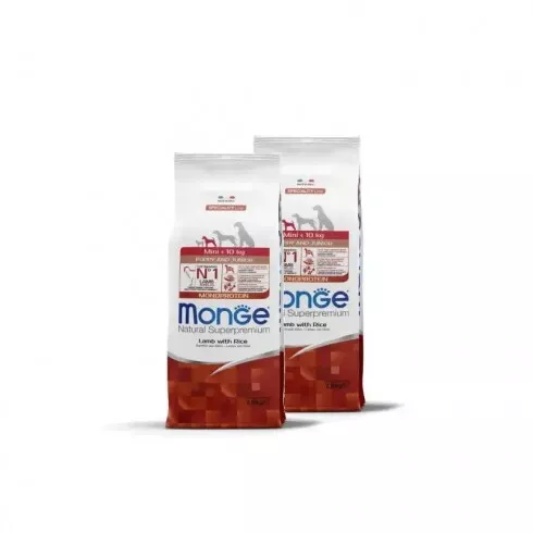 Monge Dog Speciality Line Monoprotein Adult Mini - lazac, rizs 2x7,5kg