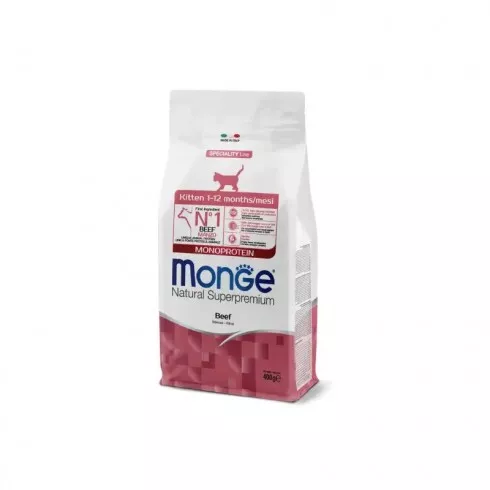 Monge Cat Speciality Line Monoprotein Kitten - marha 0,4kg