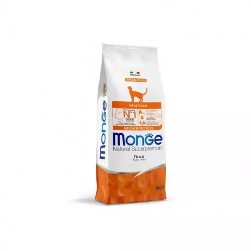 Monge Cat Speciality Line Monoprotein Sterilised Adult - kacsa 10kg