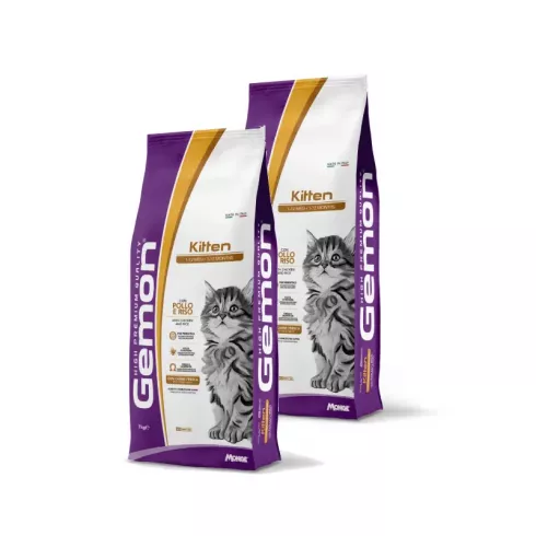 Gemon Cat Kitten macskaeledel csirke-rizs 2x7kg