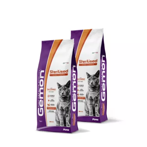 Gemon Cat Steril Adult macskaeledel pulyka 2x7kg