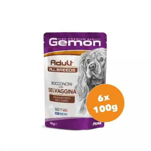 Gemon Dog alutasak Adult Vad 6x100g