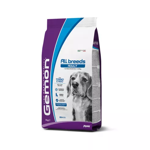 Gemon Dog Adult kutyatáp tonhal-rizs 3kg