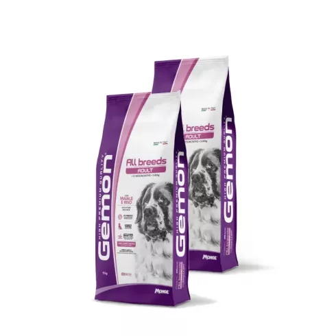 Gemon Dog Adult kutyatáp sertés-rizs 2x15kg